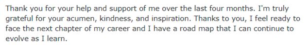 Client Testimonial